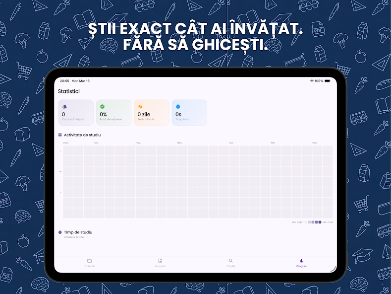 Statistici de progres în FlashBAC